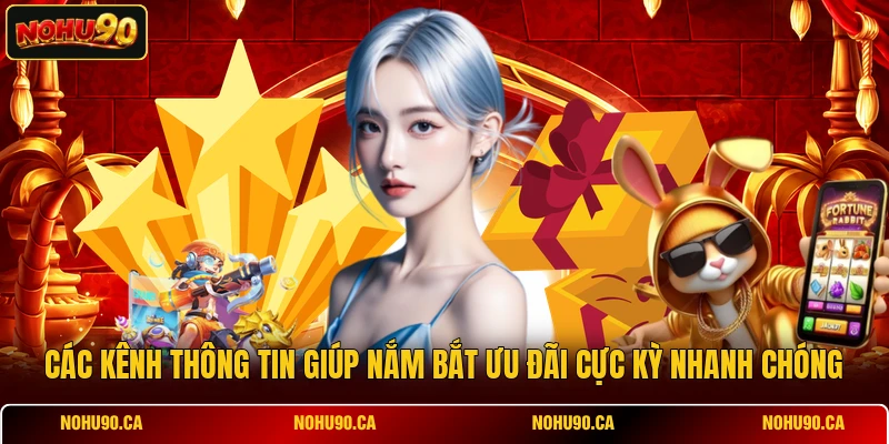 Các kênh thông tin giúp nắm bắt ưu đãi cực kỳ nhanh chóng Các kênh thông tin giúp nắm bắt ưu đãi cực kỳ nhanh chóng