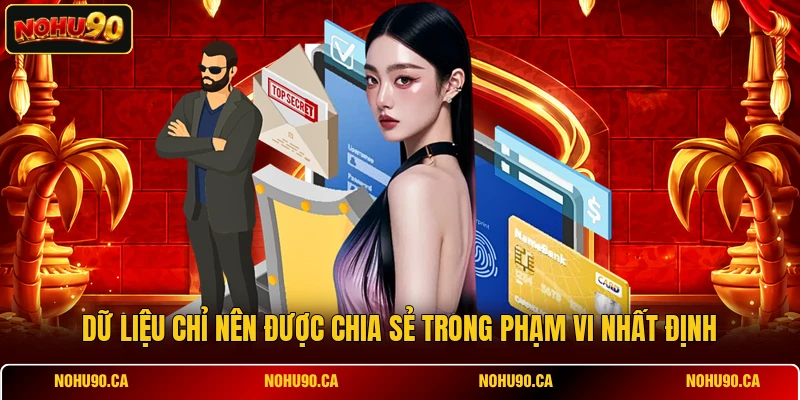 Dữ liệu chỉ nên được chia sẻ trong phạm vi nhất định Dữ liệu chỉ nên được chia sẻ trong phạm vi nhất định